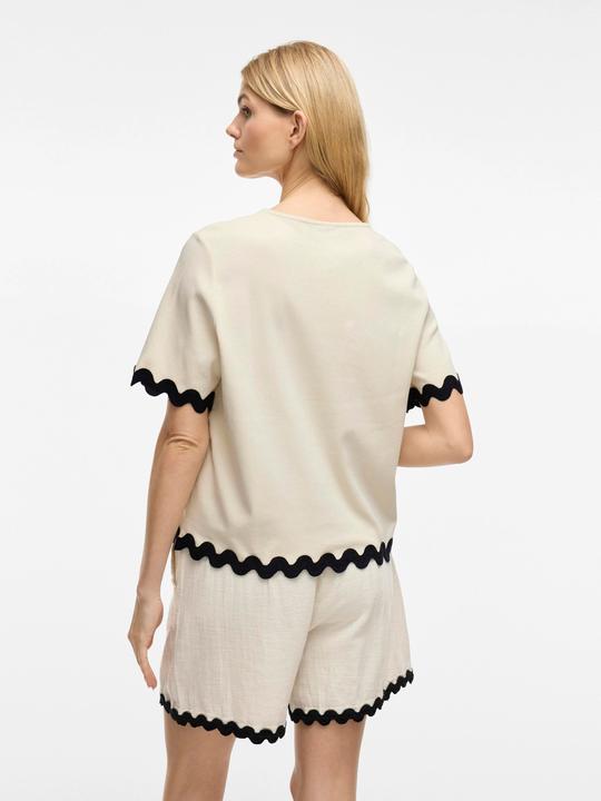 Immagine prodotto Vila VICALISA Rundhals Oberteil mit kurzen Ärmeln (XL)