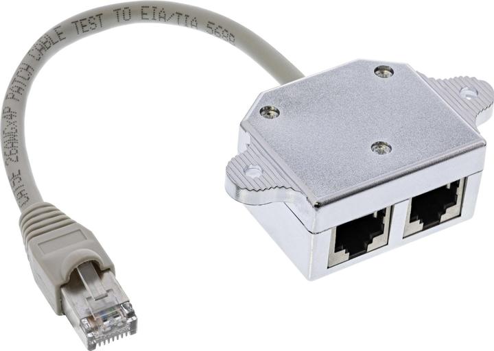 Actual product image InLine Cat.5e / ISDN T-Adapter (Port-Doppler) RJ45 ST to 2x RJ45 BU