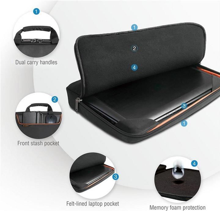 Produktbild Goobay EVERKI 808S18B Laptop, Schutzhülle, Sleeve, 18.4" (18.40")