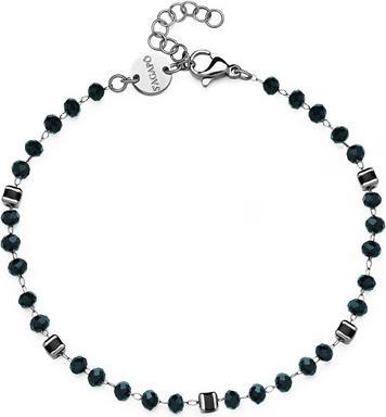 Sagapo S'Agapo Stylish Bracelet With Dark Blue Shrine Ssr12 Beads
