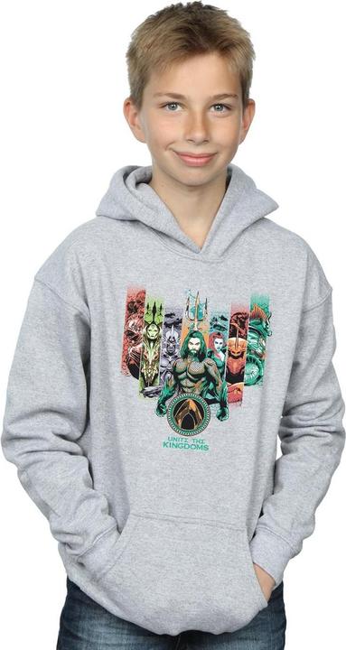 Immagine prodotto Aquaman Unite The Kingdoms Felpa con Cappuccio Ragazzi (128)