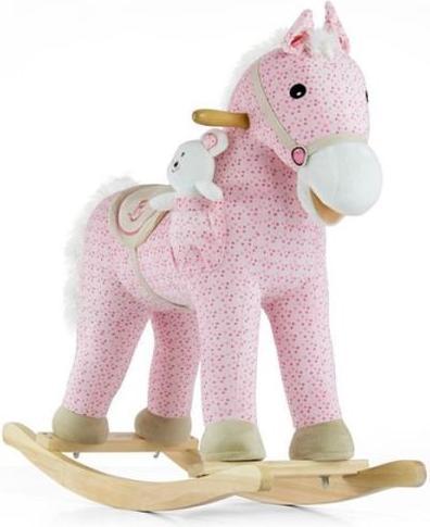 Actual product image Mally Rocking horse pony pink
