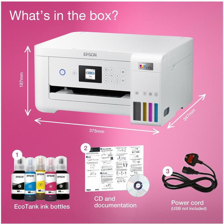Actual product image Epson EcoTank ET-2856 (Ink tank, Colour)