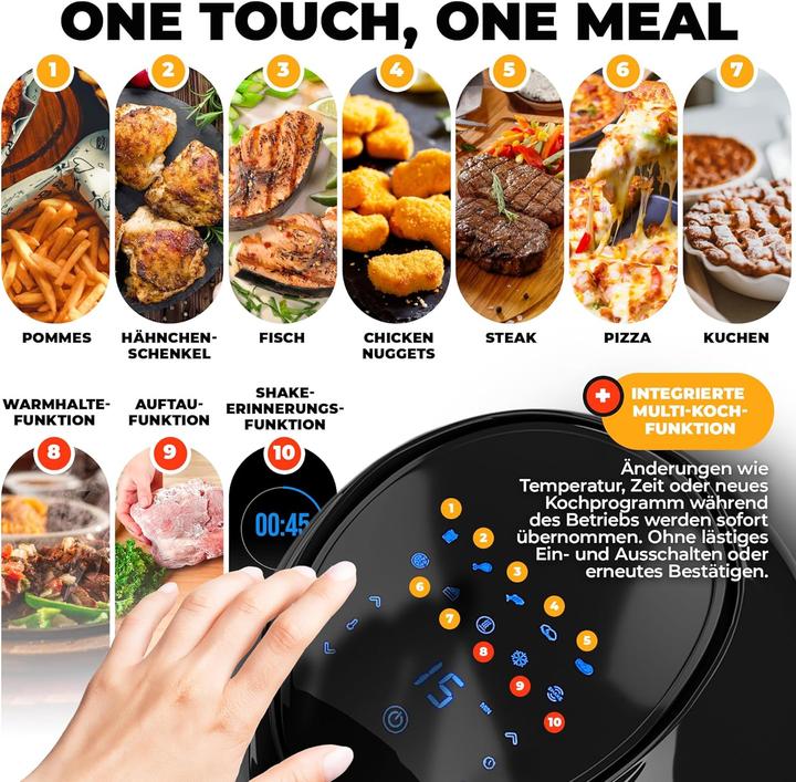 Actual product image Stillstern Hot Air Deep Fryer 6,5L