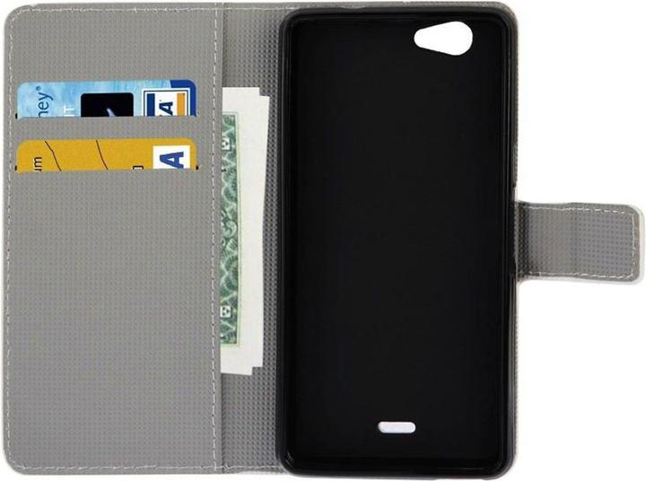 Actual product image König Design Protective cover mobile phone case (flip landscape) for mobile phone Wiko Highway Signs Butterflies (Wiko Highway Signs)