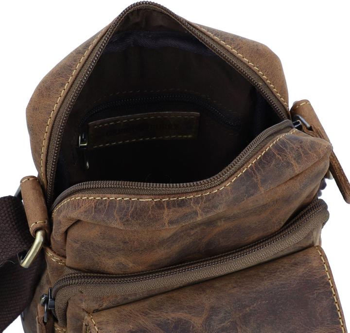 Actual product image Greenburry Vintage shoulder bag leather 18 cm