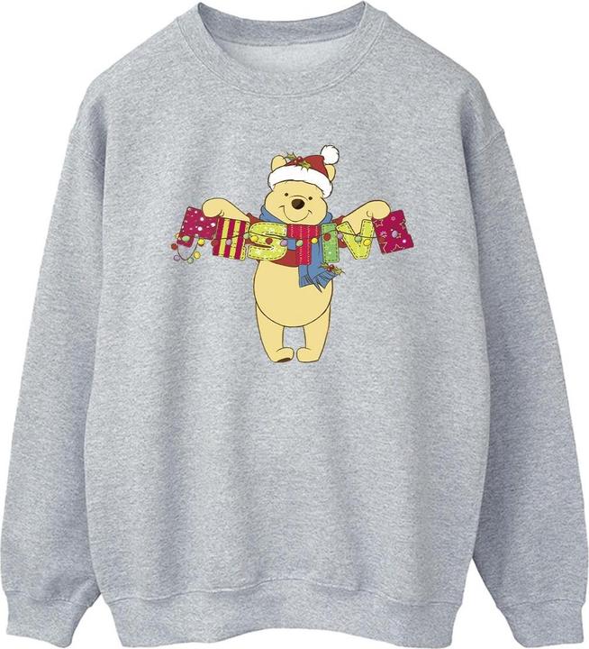 Actual product image Disney Mens Winnie The Pooh Festive Sweatshirt (5XL)