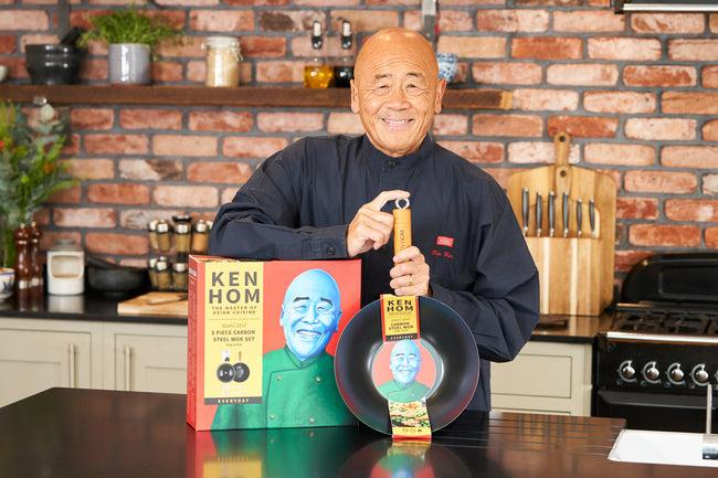 Produktbild Ken Hom Classic Antihaft Karbonstahl Mini Wok 20 cm (20 cm, Wok Pfanne, Carbonstahl)