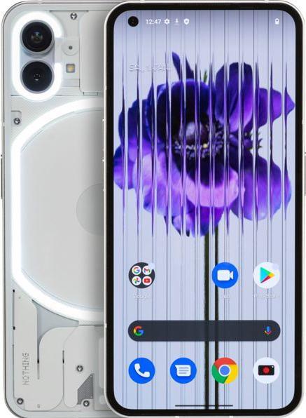 Image du produit Nothing Phone (1) (12GB) (256 Go, Blanc, 6.55", Double SIM, 50 Mpx, 5G)