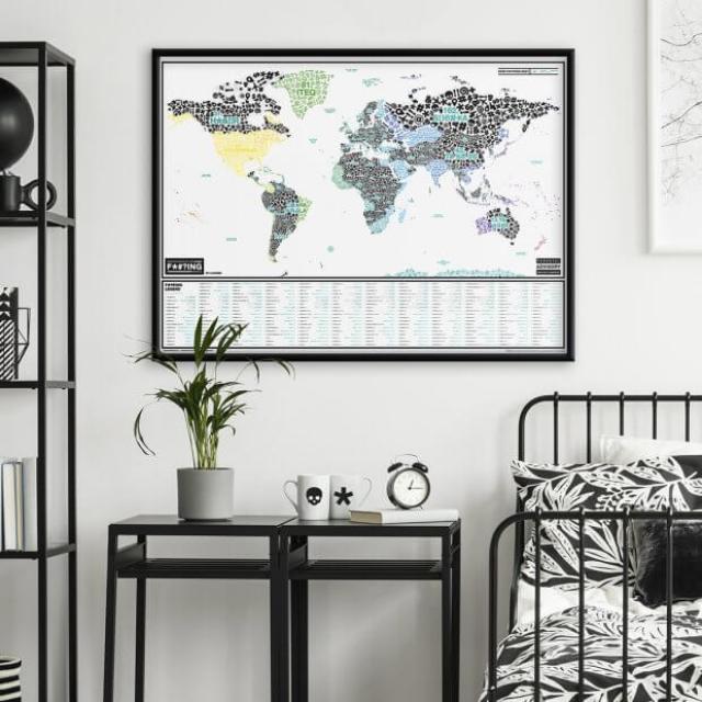 Image du produit Luckies Scratch Map of the F#?ing world (82 x 58 cm)