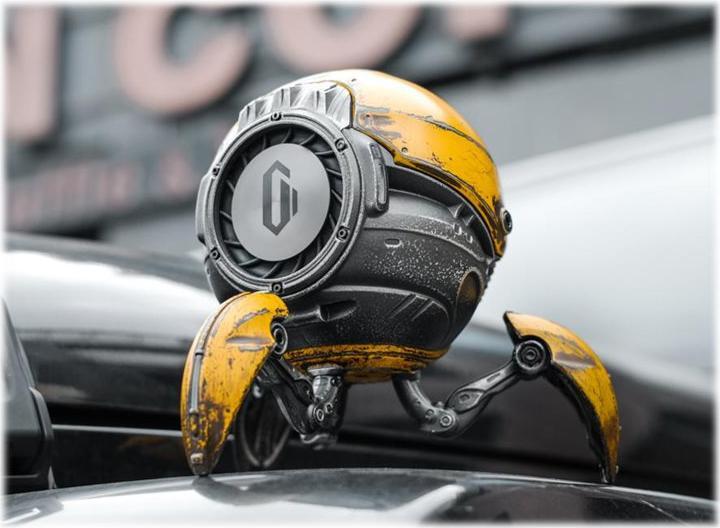 Image du produit Zoeao Haut-parleur jaune (G1 YLW) (30 h, Fonctionnement sur batterie)
