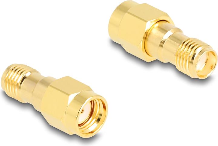 Produktbild Delock Adapter RP-SMA Stecker zu SMA Buchse HBI59-1