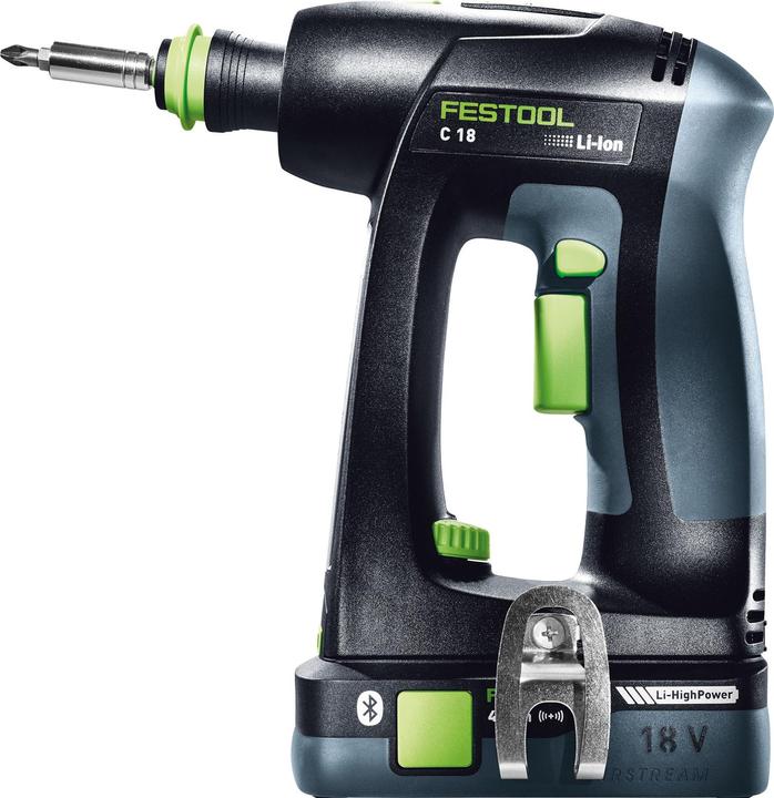 Actual product image Festool Cordless drill/driver C 18 HPC 4.0 I-Set (Rechargeable battery operated)