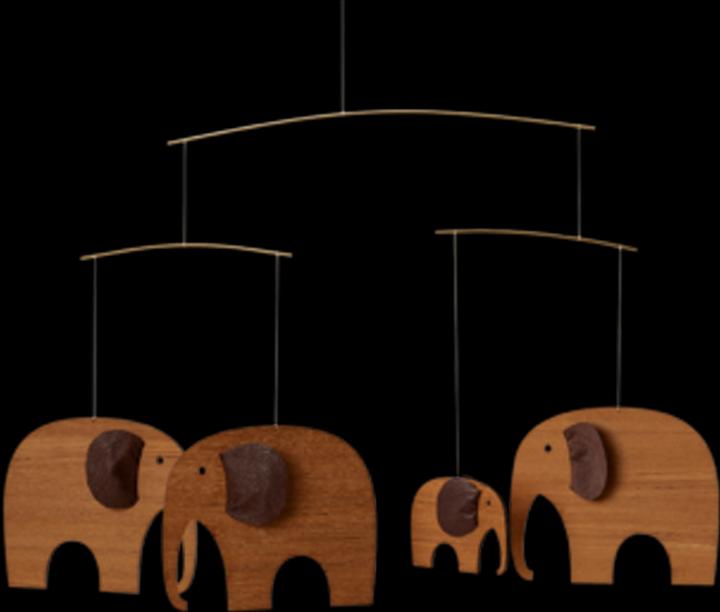 Produktbild Flensted Mobiles Elefantenparty Mobile Holz