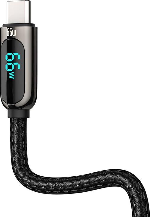 Produktbild Baseus Display Cable USB to Type-C, 66W, 2m (black) (2 m, USB 3.0, 66 W)