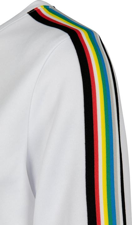 Actual product image Urban Classics Ladies Multicolor Taped Sleeve Crewneck (3XL)