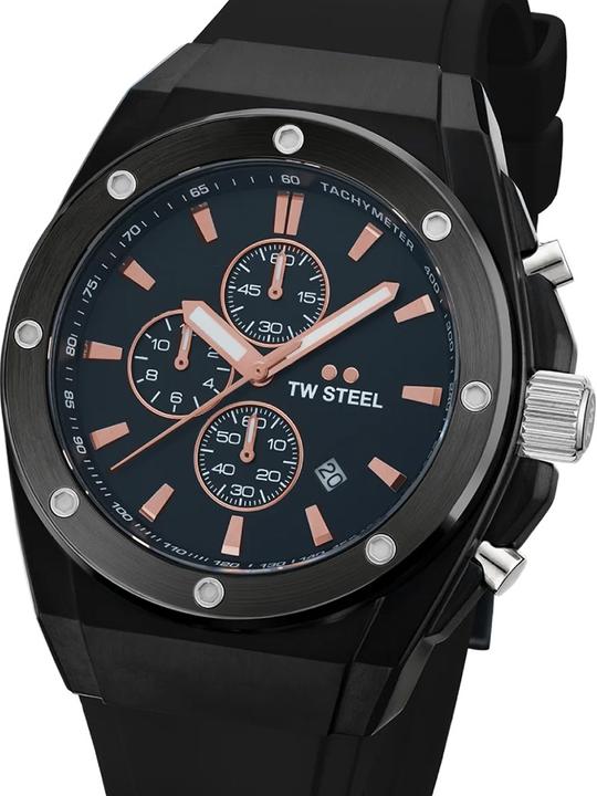 TW-Steel CE4102 CEO Tech Chronograph Herrenuhr 44mm 10ATM (Chronograph, 44 mm)