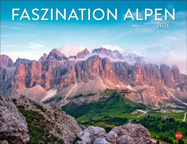 Actual product image Faszination Alpen Posterkalender 2026 (Hardcover, German)