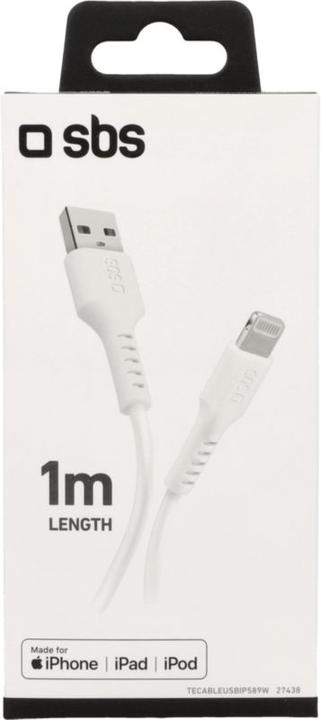 Immagine prodotto SBS Cavo dati USB 2.0 - Apple Lightning (1 m, USB 2.0)