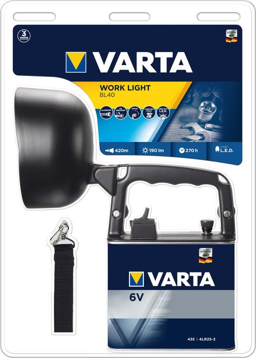 Actual product image Varta Work Light LED (190 lm)