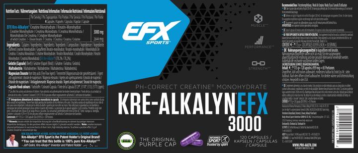 Produktbild EFX Kre-Alkalyn (120 Stück, Kapseln, 57.50 g)