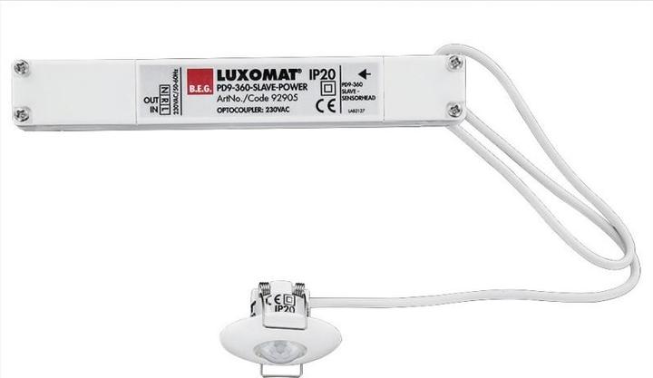 BEG Mini-Präsenzmelder PD9-S-DE 92905 RAL9010 LUXOMAT Deckeneinbau (10 m)