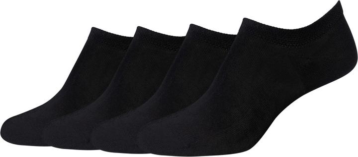 Image du produit Camano Women cotton fine invisible Sneaker 4p (paquet de 4, 35, 38)