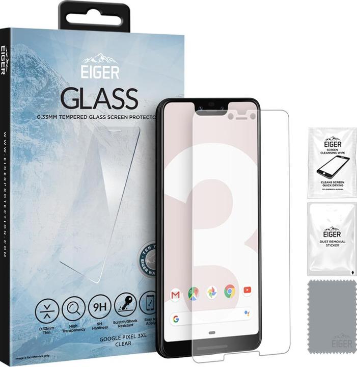 Actual product image Eiger Mountain Glass Clear (1 Piece, Google Pixel 3 XL)