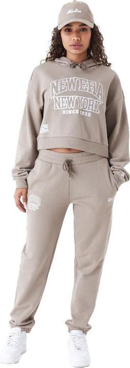 Produktbild New Era Ladies Cropped Fleece Hoody ash brown - L (L)