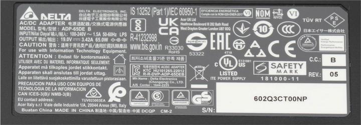 Image du produit Acer Ap.06501.026 (65 W)