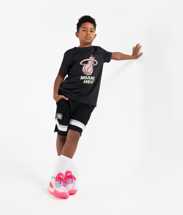 Image du produit Tarmak Chaussures de basket enfants basses NBA Miami Heat - Fast 900 Low-1 rose (37)