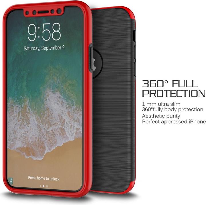 Produktbild König Design Handyhülle für Samsung Galaxy S7 Edge Schutzcase Backcover Bumper Etuis Case Rot (Samsung Galaxy S7 Edge)
