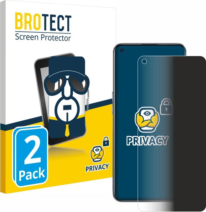 Produktbild BROTECT Sichtschutzfolie Anti-Spy Privacy Folie Blaulicht-Schutz (2 Stück, Realme GT 5G)