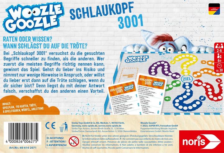 Produktbild Noris Woozle Goozle - Schlaukopf 3001 (Deutsch)