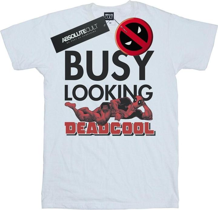 Actual product image Mens Deadpool Busy Looking Deadcool T-Shirt (4XL)