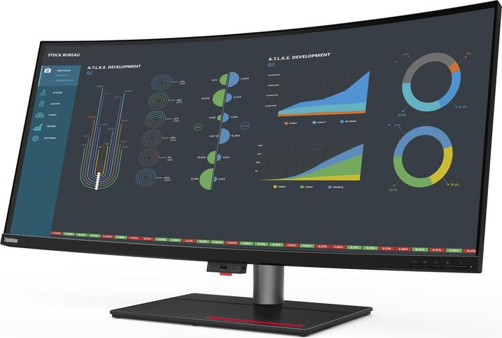 Produktbild Lenovo ThinkVision P40w-20 (5120 x 2160 Pixel, 39.70")