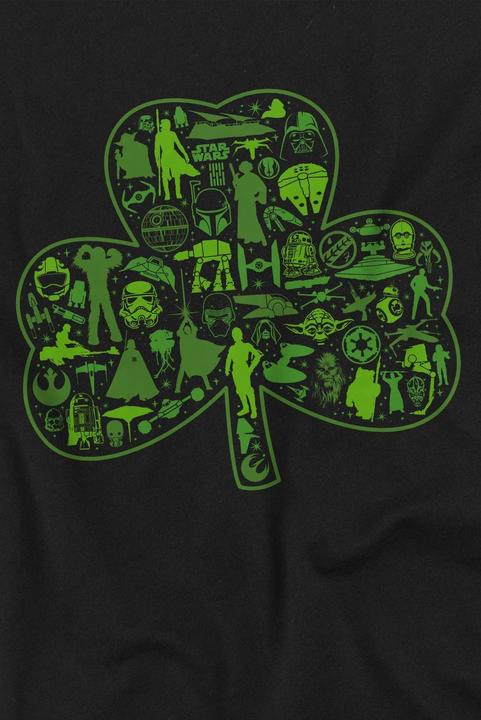 Actual product image Star Wars Childrens/Kids Clover Icons St Patricks Day T-Shirt (116)