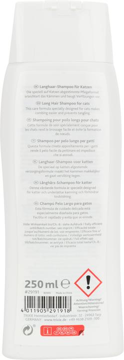 Image du produit Trixie Shampooing pour chats à poils longs (Chat, 250 ml)