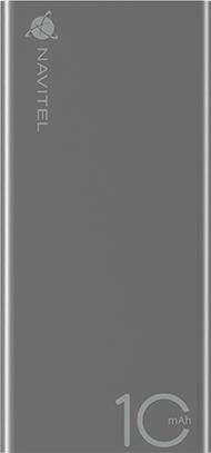 Produktbild Devia Powerbanka Navitel PWR10 AL stÅ™Ã­brnÃ¡ (10000 mAh, 22.50 W, 22.50 Wh)
