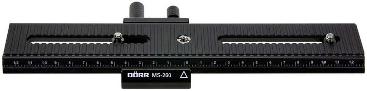 Image du produit Dörr Glissière de réglage macro MS-260 (Trépied Plaque de changement rapide)