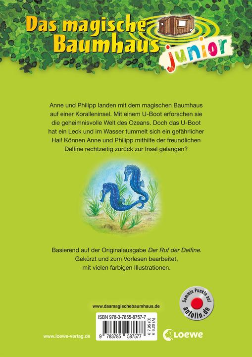 Image du produit Das magische Baumhaus junior - Das Geheimnis der Delfine (Allemand, Mary Pope Osborne, 2017)