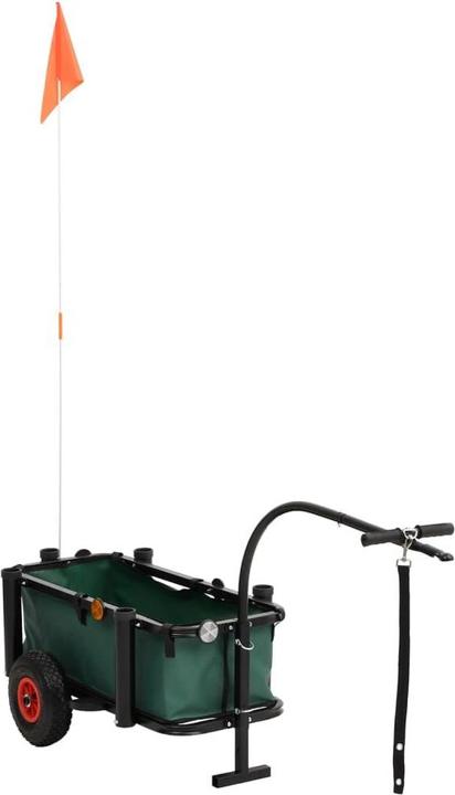 Immagine prodotto VidaXL Angelwagen mit Tasche Schwarz Stahl