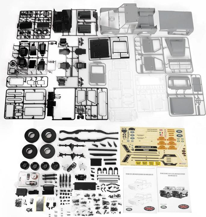 Produktbild Rc4Wd Scale Crawler Gelände II Land Rover Defender D90 Bausatz (Kit)