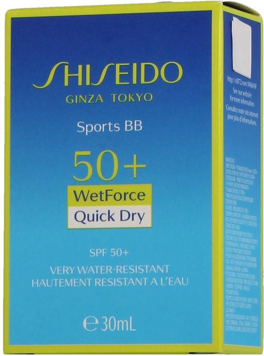Productafbeelding Shiseido Sports BB (Zonnecrème gezicht, SPF 50, 30 ml, 63 g)