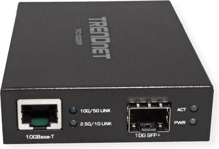 Actual product image Trendnet 10GBASE-T to SFP+ Fibre Media