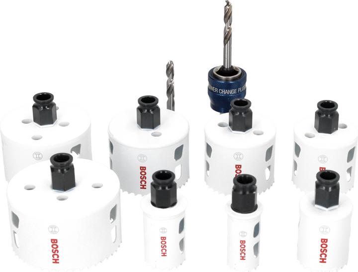 Produktbild Bosch Professional Zubehör 11-tlg. Elektriker-Set 2 Progressor for Wood&Metal (25 mm, 32 mm, 40 mm, 76 mm, 60 mm, 68 mm, 54 mm, 86 mm)