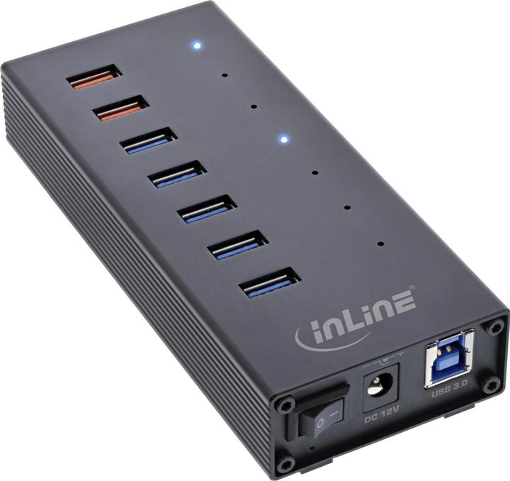Image du produit InLine Hub USB 3.0 7 ports (USB-C, 7 Ports)