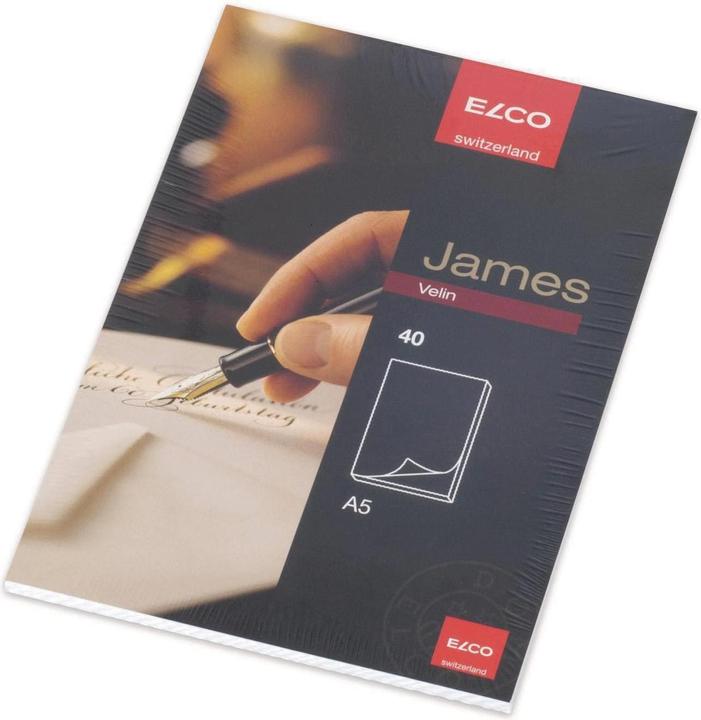 Image du produit Elco James Velin (A5, Blanc, Couverture souple)