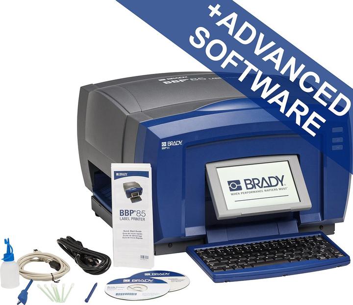 Actual product image Brady BBP85-QY-EU-SFIDS, multi-colour sign and label printer BBP85, QWERTY keyboard, PC-Ab