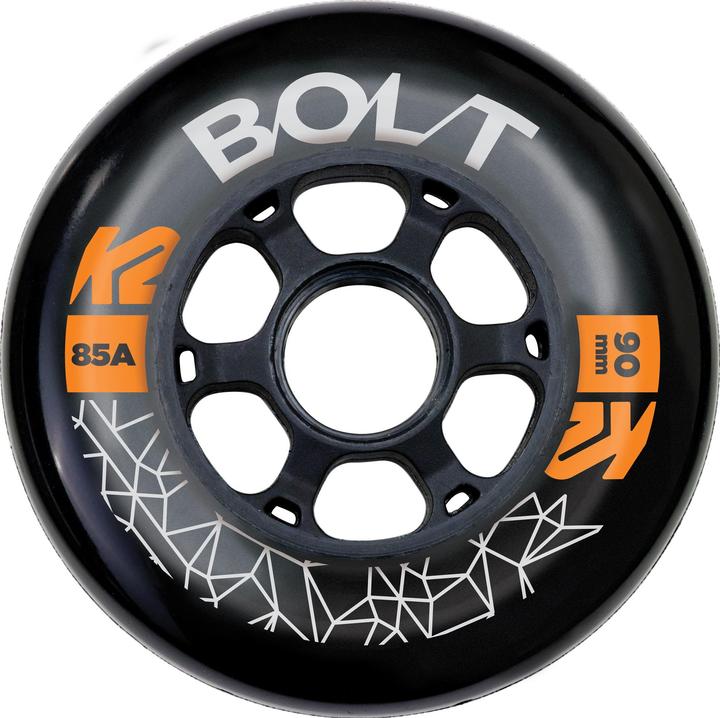 K2 BOLT 90 MM 85A 4-WHEEL PACK (90 mm, 85A)